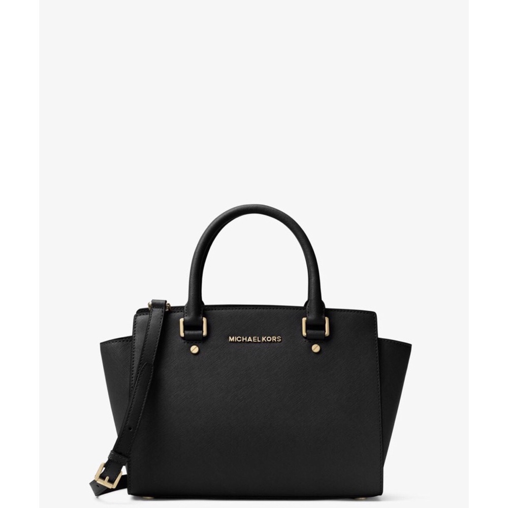 Michael Kors Selma Saffiano Leather Medium Satchel